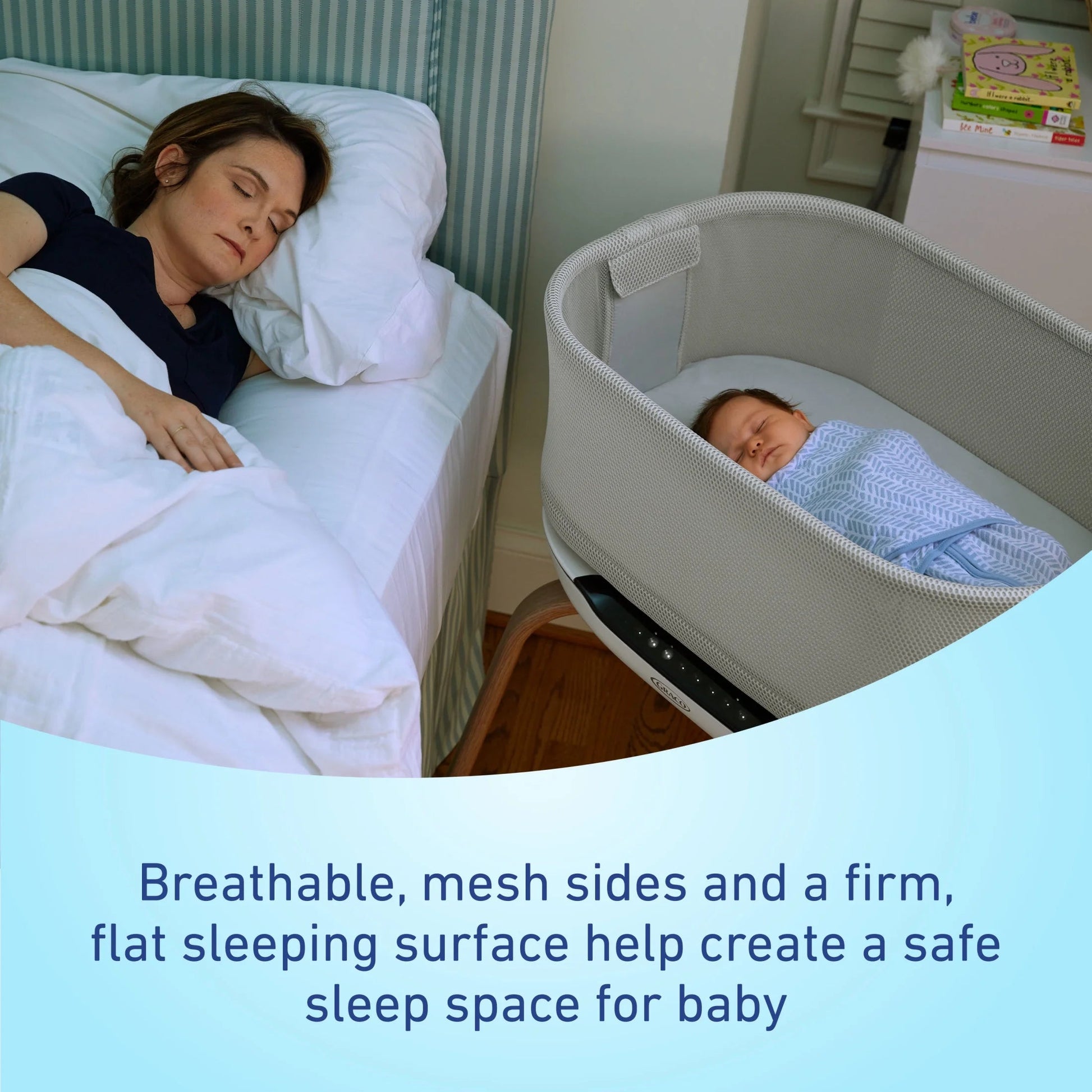 Smartsoothe Newborn Bassinet, Luna