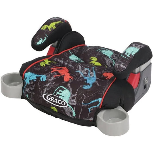 Turbobooster Backless Facing Forward Booster Car Seat, Dinorama