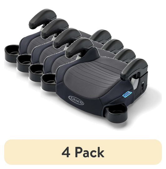 (4 Pack)  Turbobooster 2.0 Backless Forward Facing Booster Seat, Kent