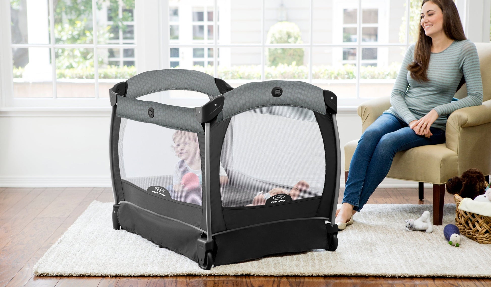 Pack 'N Play Nearby Seat Playard, Davis, Unisex