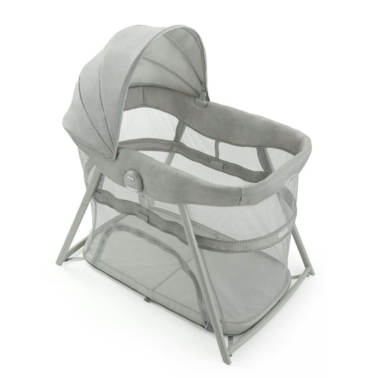 Dreammore 3-In-1 Portable Bassinet & Travel Crib, Modern Cottage